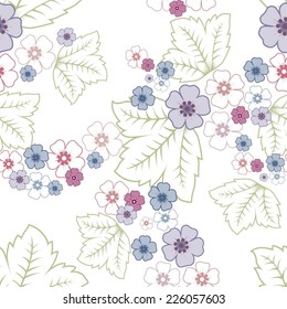 seamless with province flowers