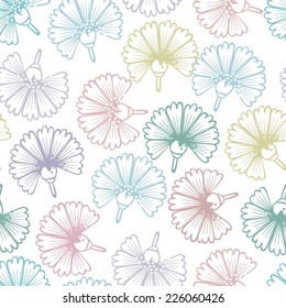 seamless with province flowers