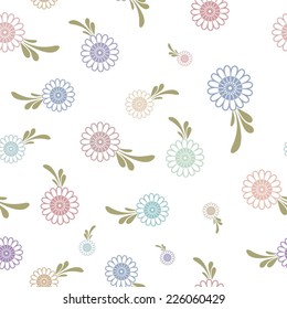 seamless with province flowers