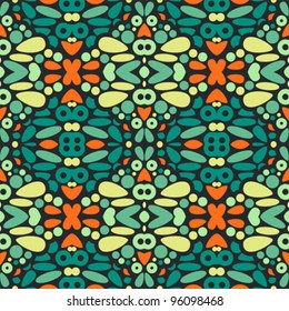 Seamless psychedelic pattern. Decorative texture in vector.