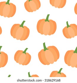 Seamless pumpkin pattern.