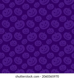 seamless pumpkin pattern and background vector illustration