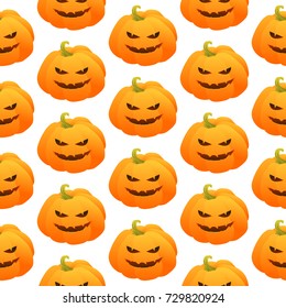 seamless pumpkin pattern for Halloween. Holidays wallpaper