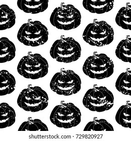 seamless pumpkin pattern for Halloween. Holidays wallpaper