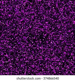 Seamless purple background. Glittering background.Glitter texture. Glitter sparkle. Abstract seamless violet textured background. Shimmer texture. Eye shadow powder texture. Vector illustration.