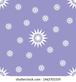 Seamless purple background on white shape pattern vector