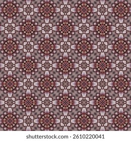 The seamless purple floral pattern has a unique charm. It is suitable for premium works that require elegance and luxury. It helps create a natural atmosphere that provides a sense of calm and relaxat