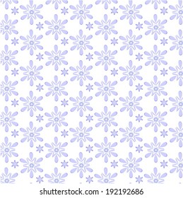 Seamless purple flowers pattern background