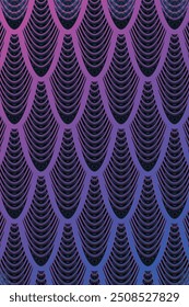 Plano de Fundo de Padrão Geométrico Roxo sem costura
