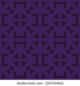 seamless purple geometric pattern with black ornament