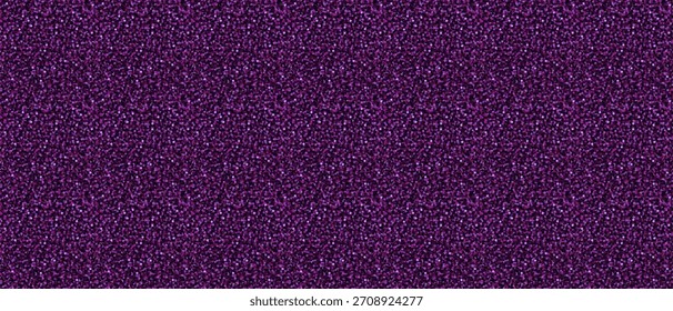 Patrón de confeti de purpurina púrpura sin costuras con puntos brillantes y reflejos. Fondo de brillo rico perfecto para manualidades festivas, o embalaje elegante. Arrastre hasta el panel Muestras para usarlo.