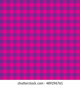 Seamless Purple and Magenta Check pattern texture