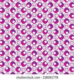 Seamless Purple Pattern, Modern Stylish Texture.