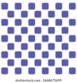 Seamless Purple Square Burst Pattern – Decorative Abstract Vector Background