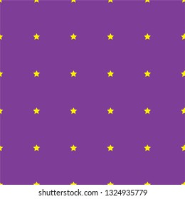 Seamless purple stars basic pattern vector