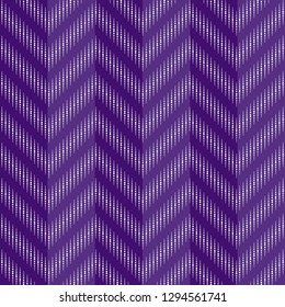 Seamless purple striped pattern with transverse white waves of balls, eps 8