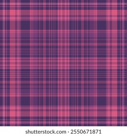 Seamless purple tones striped plaid pattern design. for plaid, fabric, carpet, rug, textile, clothes, table, weaving, dress, clothing. Vector drawing