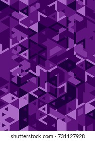 Seamless purple triangles pattern from the Flat UI palette