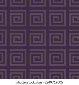 patrón geométrico victoriano violeta sin soldadura con ornamento de mosaico