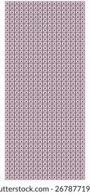 Nahtloses violettes X-Kreuzgitter-Muster Vektorgrafik-Hintergrund für Textil-, Wallpaper-, Stoff-, Wrapping Paper-, Scrapbooking- und Grafikdesign-Projekte