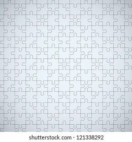 Seamless puzzle texture. EPS10 vector.