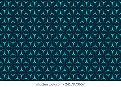 Seamless pyramid 3D pattern background. Abstract geometric texture design. Vector illustration