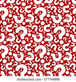 seamless question pattern and background vector illustration