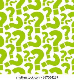 seamless question pattern and background vector illustration