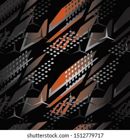 
Seamless racing background. Vinyl and decal print. Textile. Camo. Vector