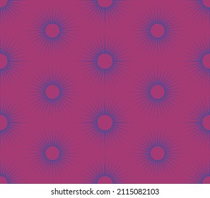 Seamless radial halftone background. Dotted texture pattern. Fireworks explosion backdrop with dots. 