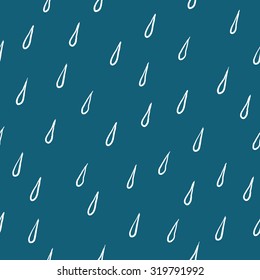 Seamless rain background/ Vector illustration