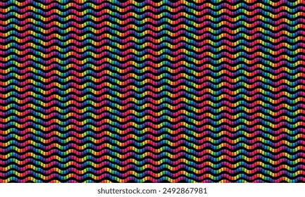 Patrón de Vector de textura de líneas de degradado de arco iris sin costuras