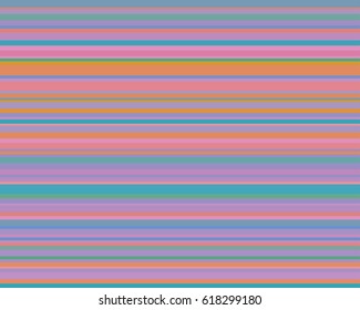 Seamless rainbow horizontal stripes color line art. Colorful striped abstract background, variable width stripes.