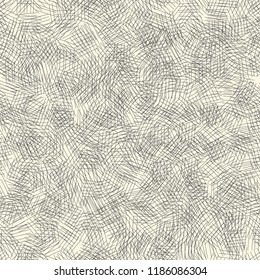 Seamless random hand drawn scribble pattern. Tileable grungy texture for endless wallpapers. Vector illustration