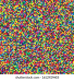 seamless random squares, mosaic tiles pixelated, pixels colorful vibrant, vivid background / pattern. blocks repeatable pattern. checker, chequered grid, mesh. tessellation, cellular tileable texture