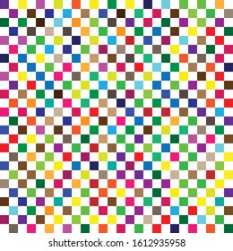 seamless random squares, mosaic tiles pixelated, pixels colorful vibrant, vivid background / pattern. blocks repeatable pattern. checker, chequered grid, mesh. tessellation, cellular tileable texture