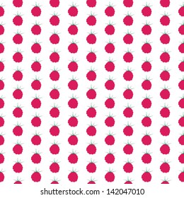 seamless raspberry pattern