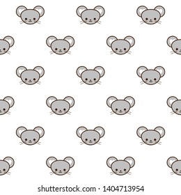 Seamless rat pattern. rat background.