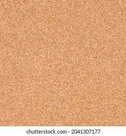 Seamless realistic cork background tileable pattern vector illustration