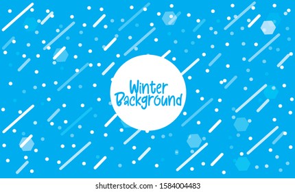 	
Seamless realistic falling snow or snowflakes. Isolated with blue cloud background 