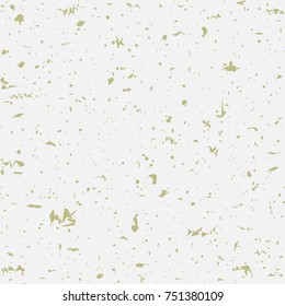 Seamless recycled speckled beige paper background. Vector paper texture with gold particles of debris.  Vintage style. fade grange paper.  Good for poster, placard, playbill