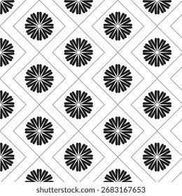 Fondo de pantalla de fondo de patrón de círculo Bauhaus rojo sin costuras