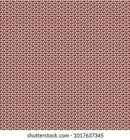 Seamless Red Black White Geometric Shapes Texture Brown Structured Background Vector Pattern