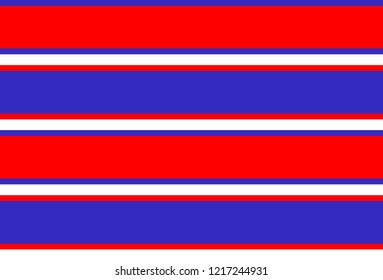 Seamless Red and Blue Strip Pattern