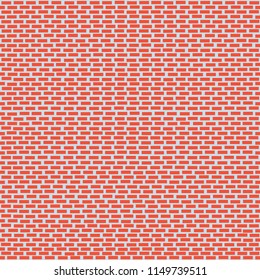 Seamless red brick pattern for background. Interior red grunge brick wall background. Grunge orange wall vector illustration flat style design.