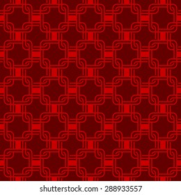 Seamless red Chinese style arranged in a crisscross square pattern.
Seamless background image of Chinese style red square arranged in a crisscross pattern.
