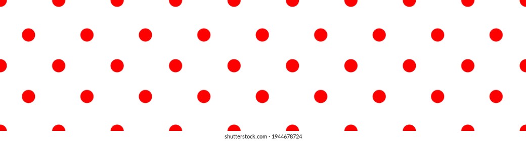 seamless red dot pattern for background. Vector EPS10