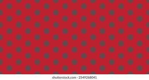 Seamless Red dots background. abstract pattern background with Red colored circles. Glowing red balls. EPS vector illustration