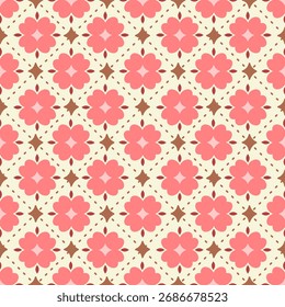 Nahtloses rotes florales Damast-Muster für Vintage-Tapete und Stoff, Fliesenmuster, Packpapier-Muster.