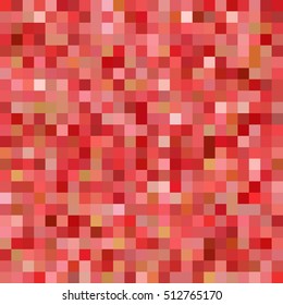 Seamless red geometric checked pattern. Ideal for printing onto fabric and paper or decoration.  
